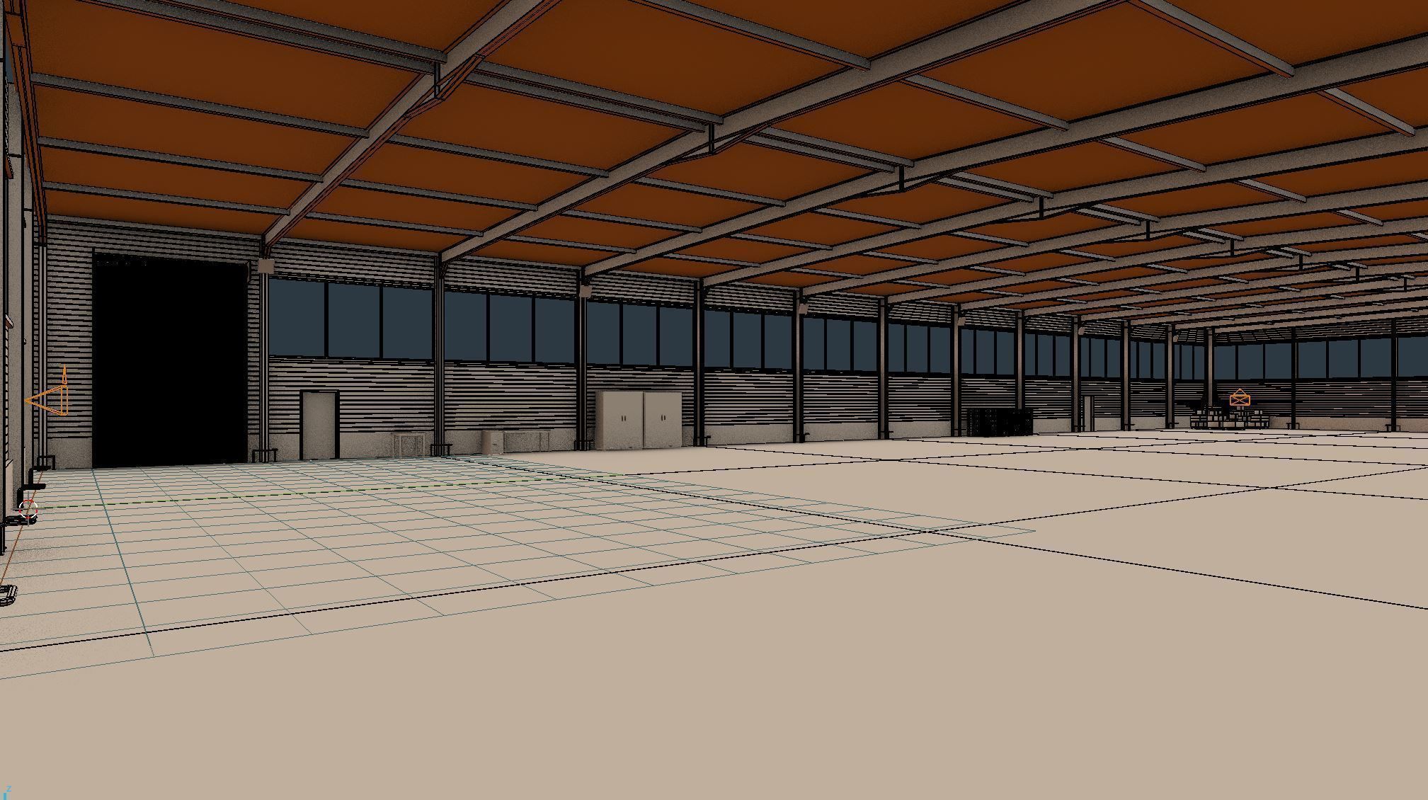 Warehouse Interior 5 Low-poly 3D model_11