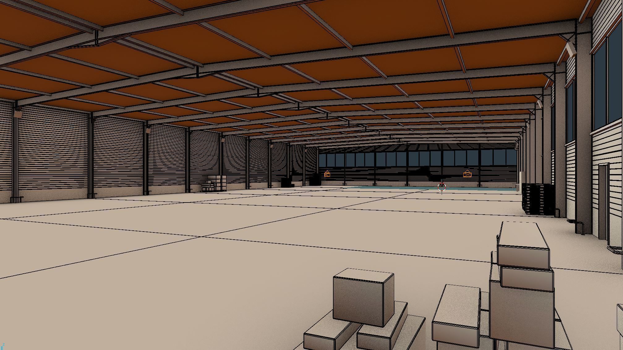 Warehouse Interior 5 Low-poly 3D model_9