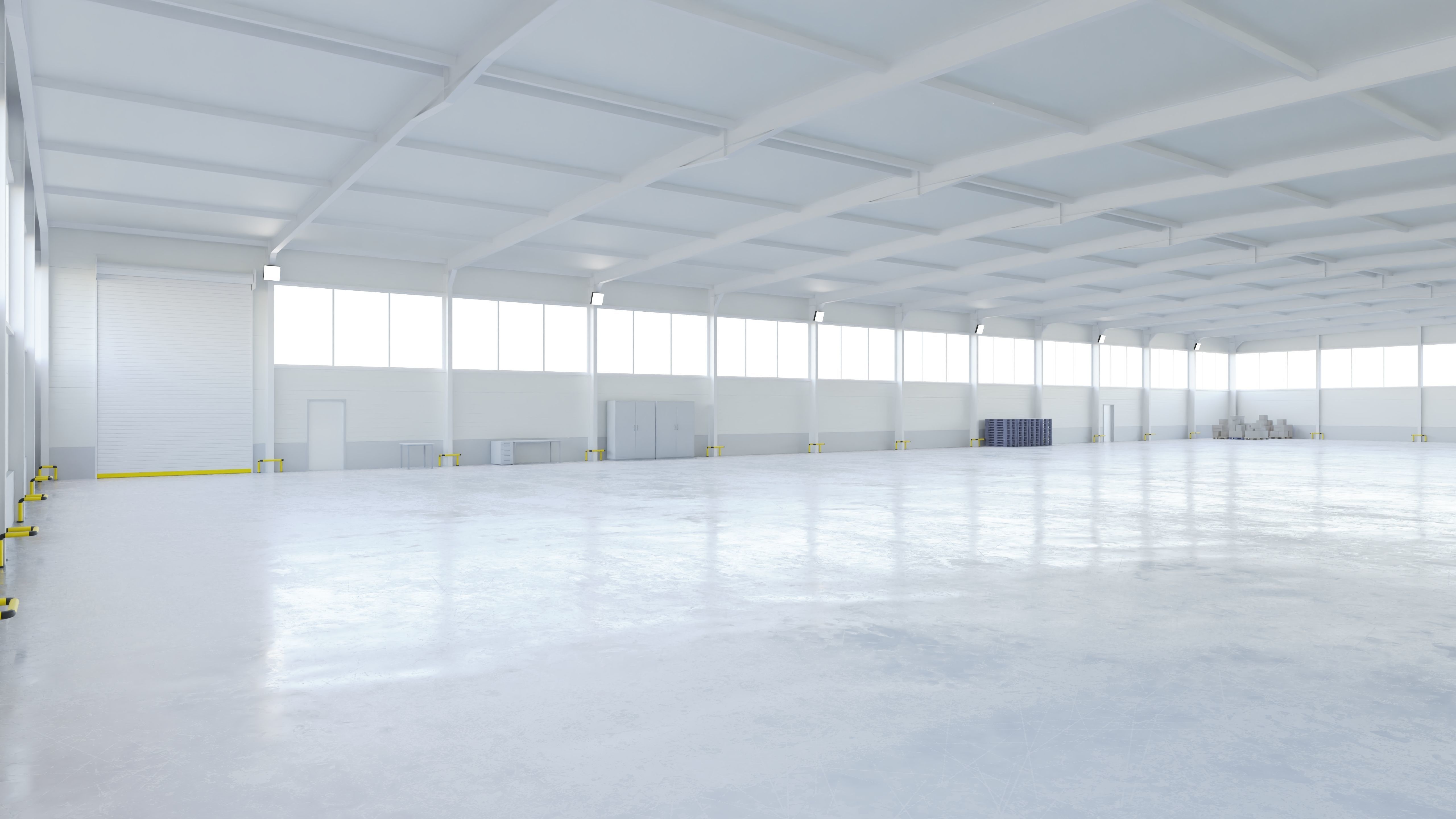 Warehouse Interior 5 Low-poly 3D model_3
