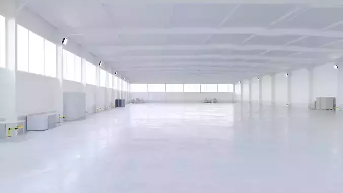 Warehouse Interior 5 Low-poly 3D model