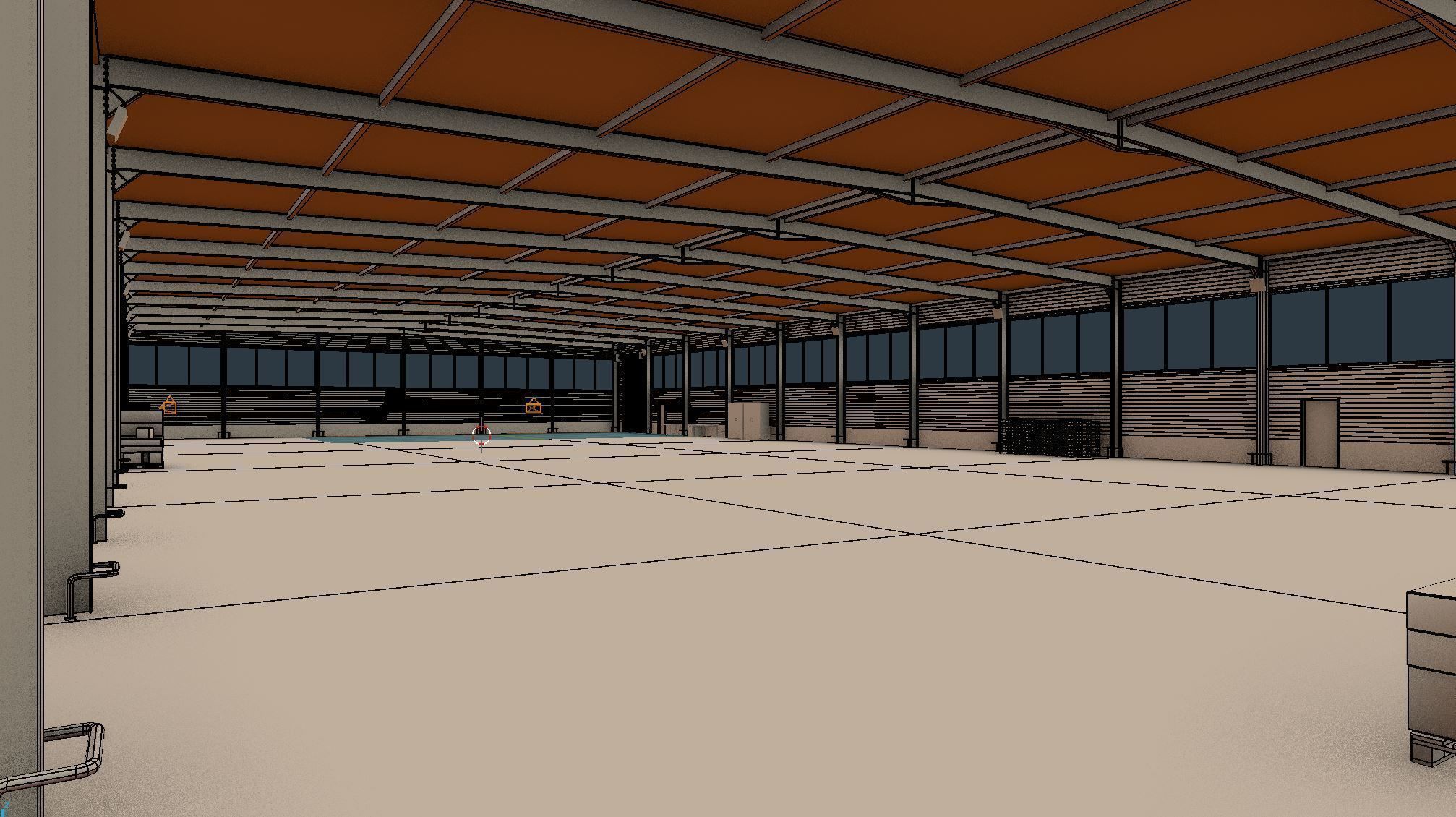 Warehouse Interior 5 Low-poly 3D model_10