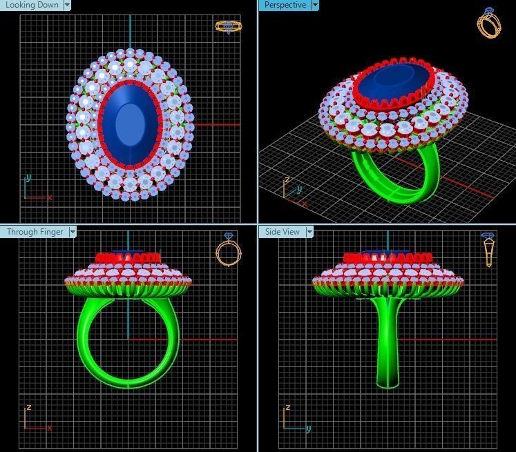 Ring T00220 3D print model_2
