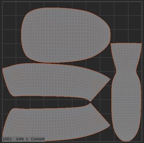 River Stone Cocktail Table 3D model_6