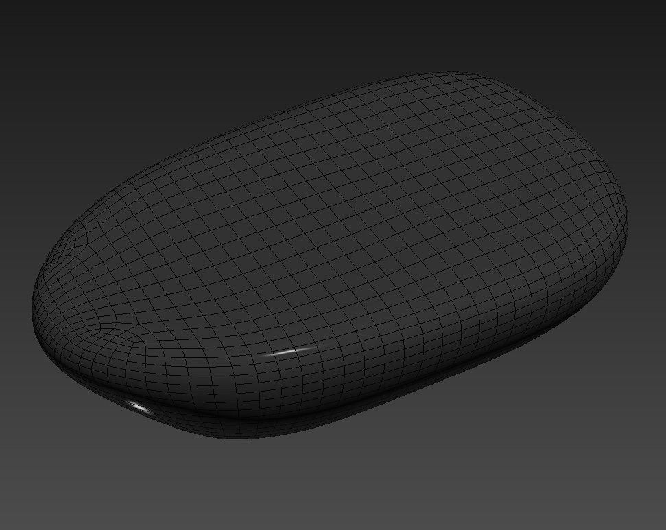 River Stone Cocktail Table 3D model_5