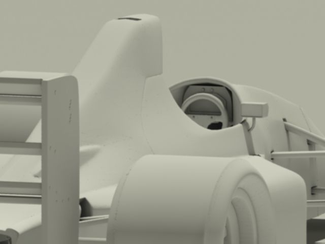 Jordan 191 Formula 1 racing car 3D model_4