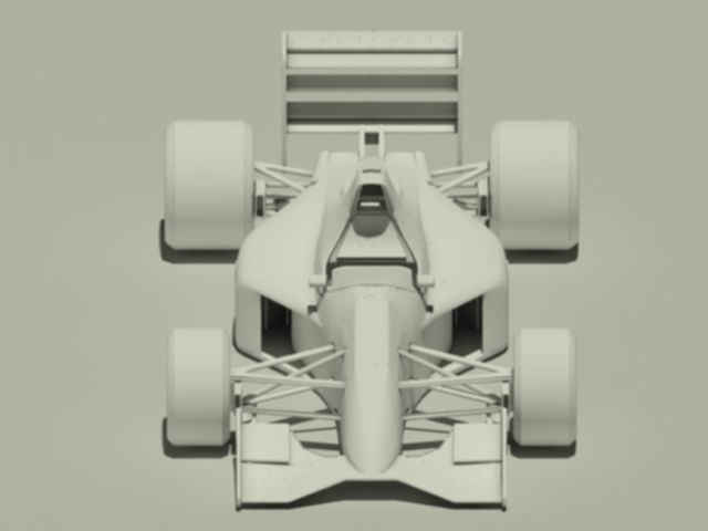 Jordan 191 Formula 1 racing car 3D model_2