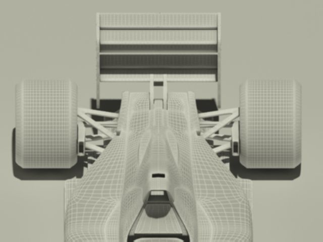 Jordan 191 Formula 1 racing car 3D model_9