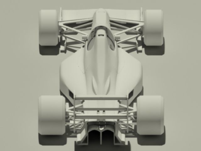 Jordan 191 Formula 1 racing car 3D model_3