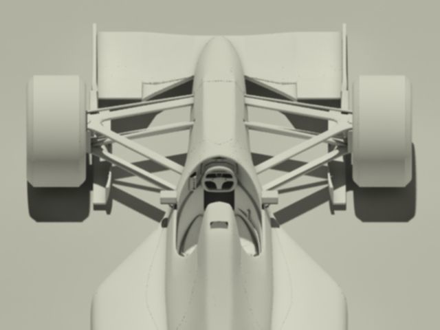 Jordan 191 Formula 1 racing car 3D model_7