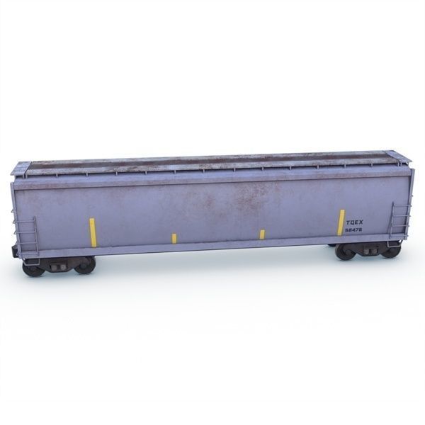 Hopper Car Low-poly 3D model_3