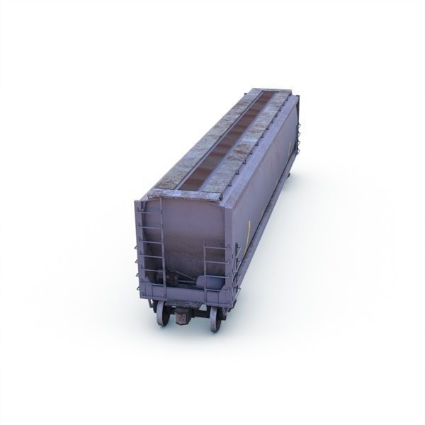 Hopper Car Low-poly 3D model_13