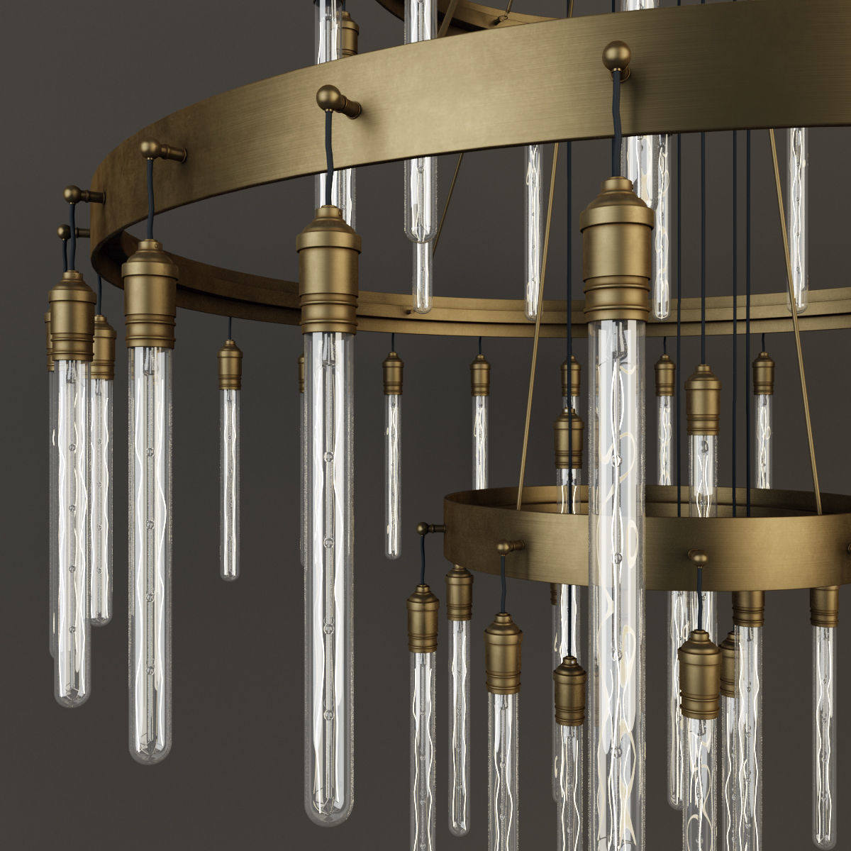 Rh Axis Three Tier Chandelier 3d Cgtrader 3 Rh Axis Three Tier Chandelier 3d Model Max Obj Mtl 4