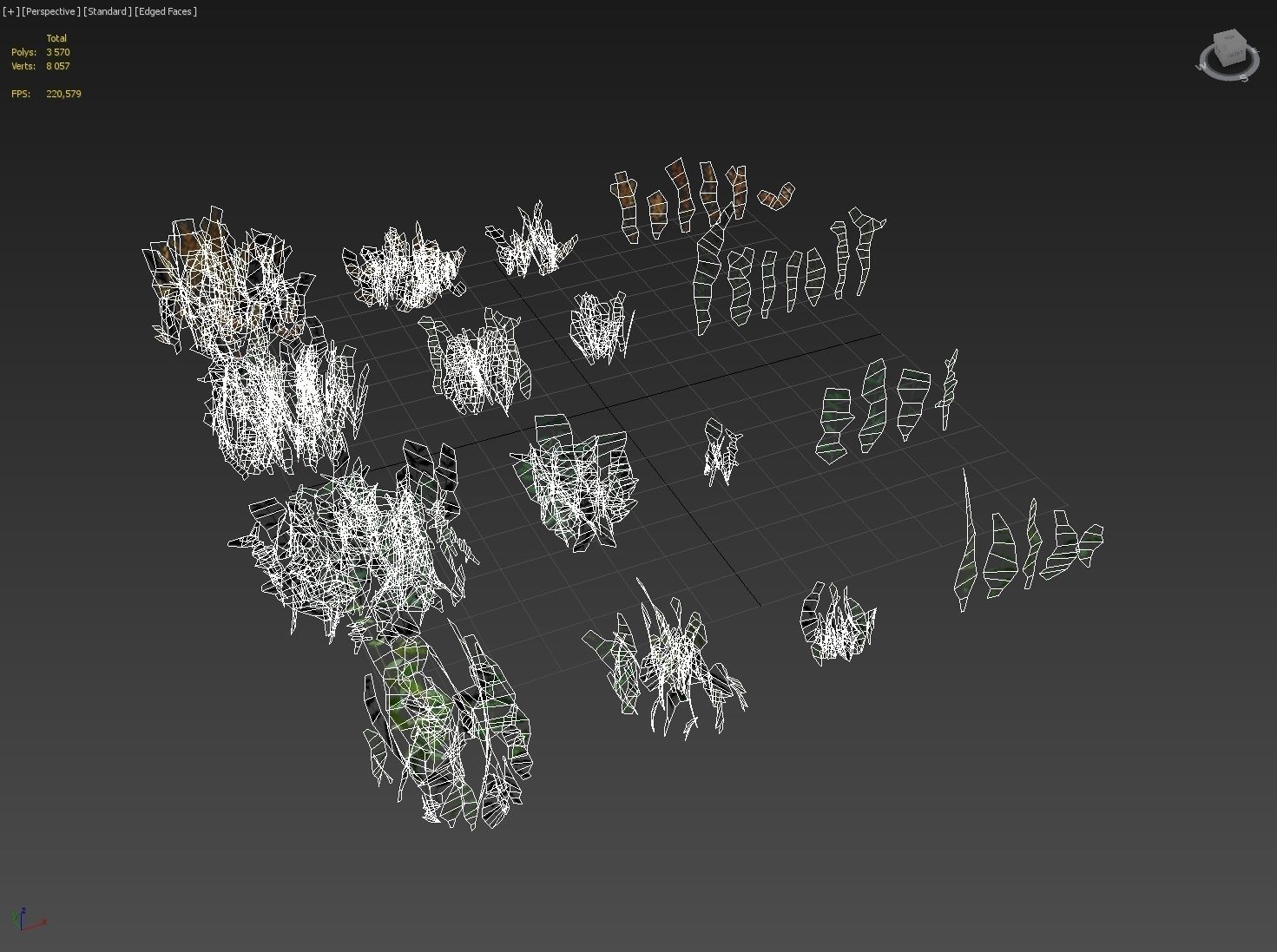 nordic forest plants B collection Low-poly 3D model_6