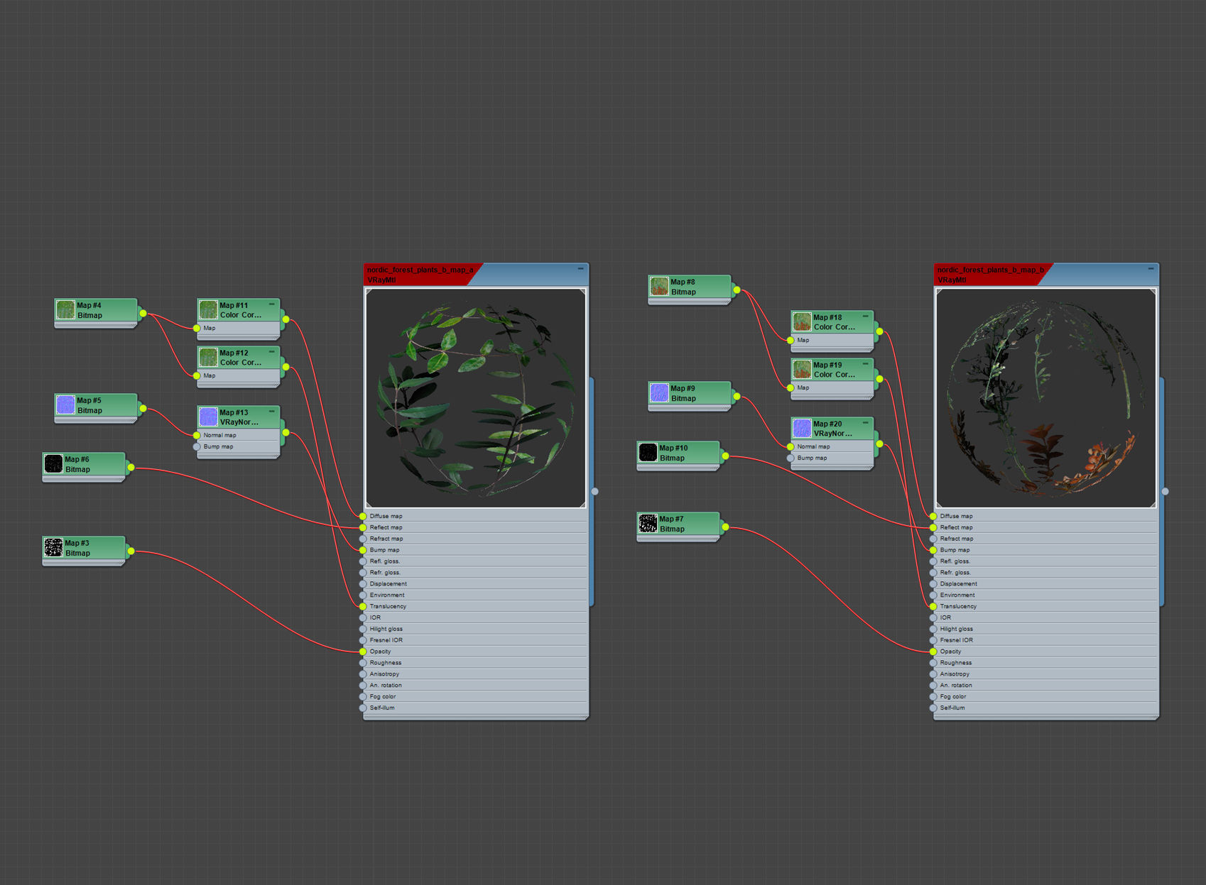 nordic forest plants B collection Low-poly 3D model_7