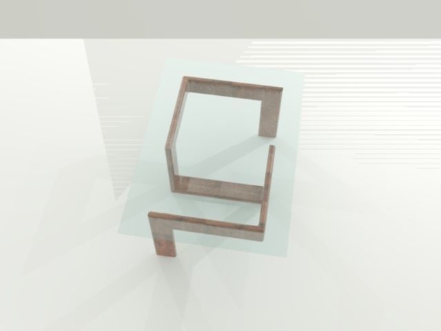 LIVING ROOM TABLE 3D model_2