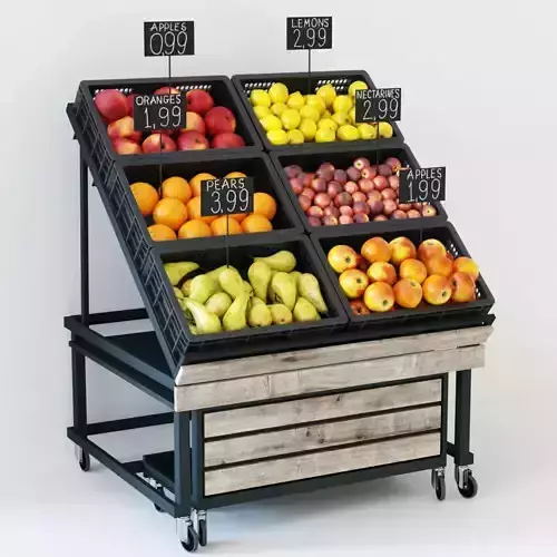 Fruit display rack 3D model