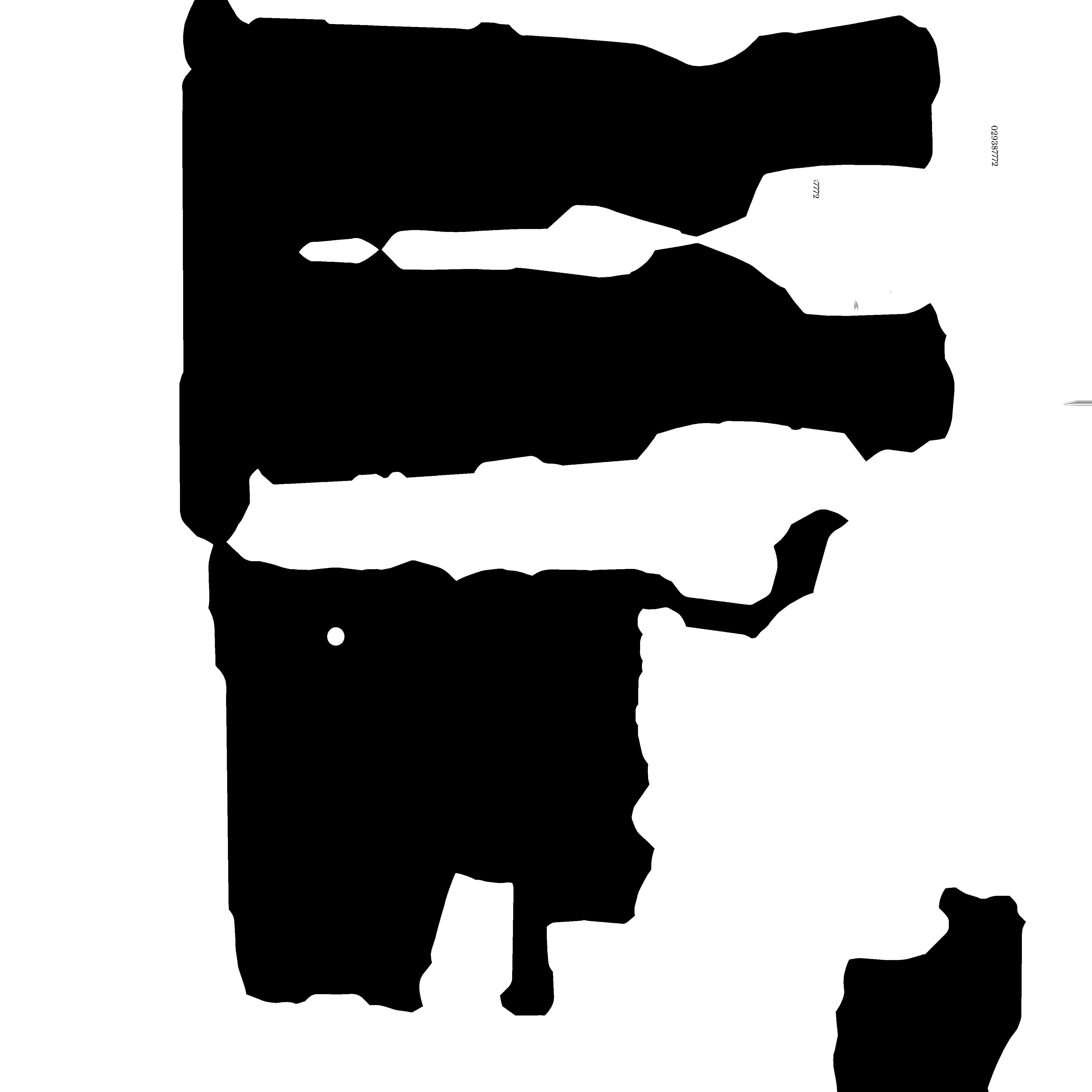 Double-barrel shotgun Low-poly 3D model_5