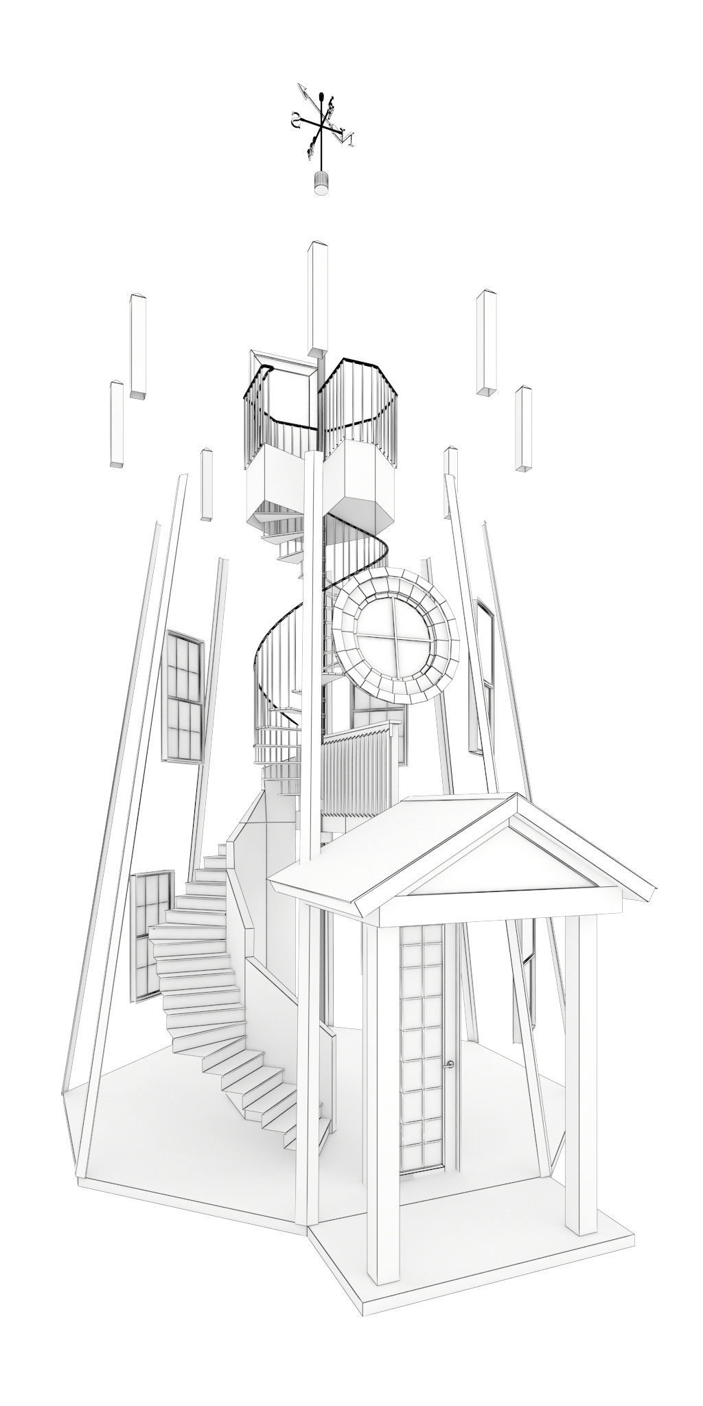 House-018-Lighthouse lighthouse 3D model_13