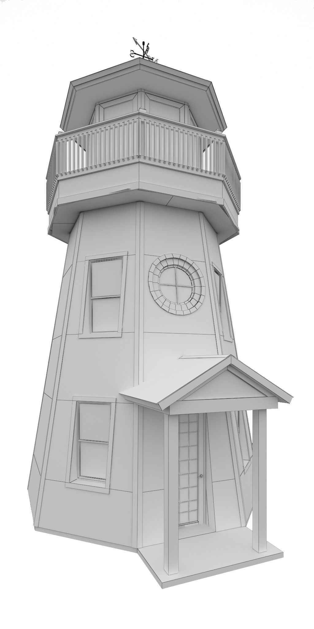 House-018-Lighthouse lighthouse 3D model_10