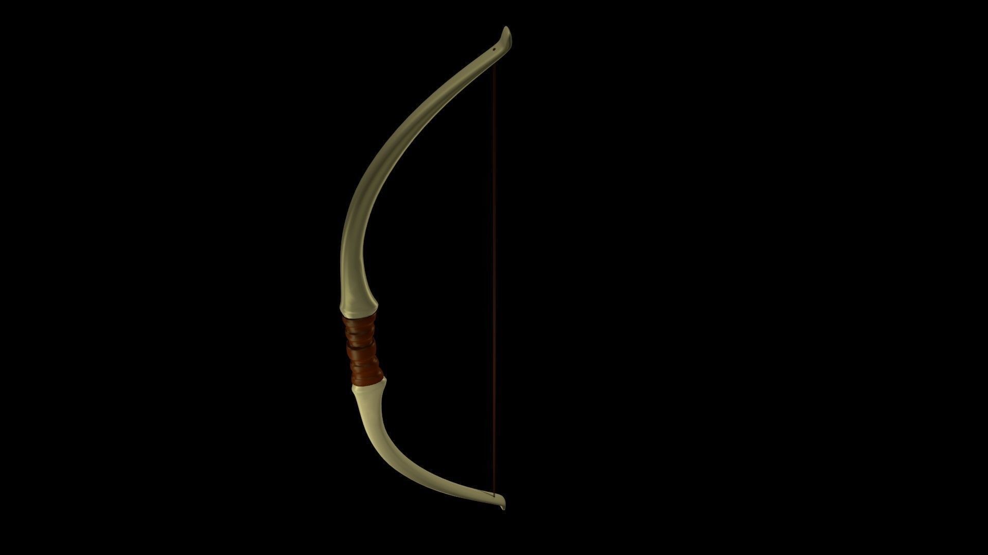Bow for shooting 3D model_6