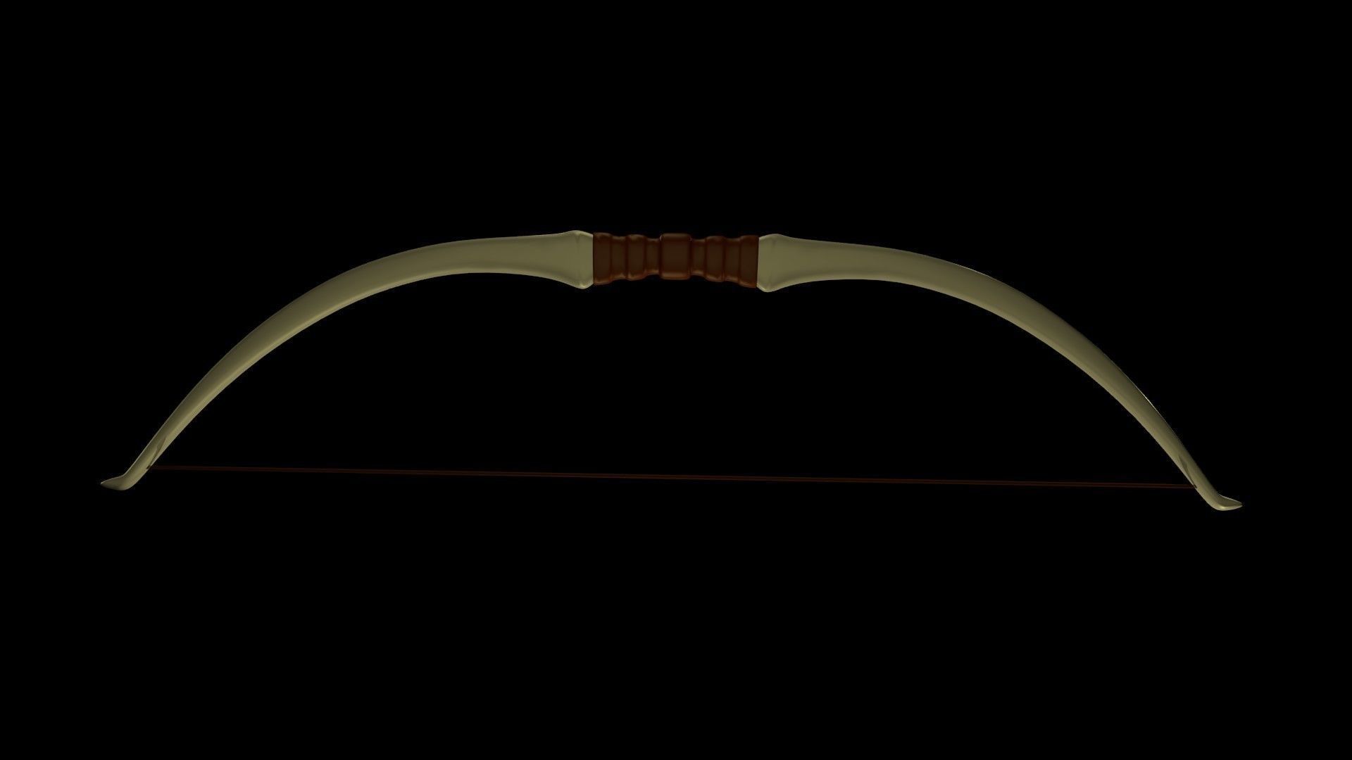 Bow for shooting 3D model_11