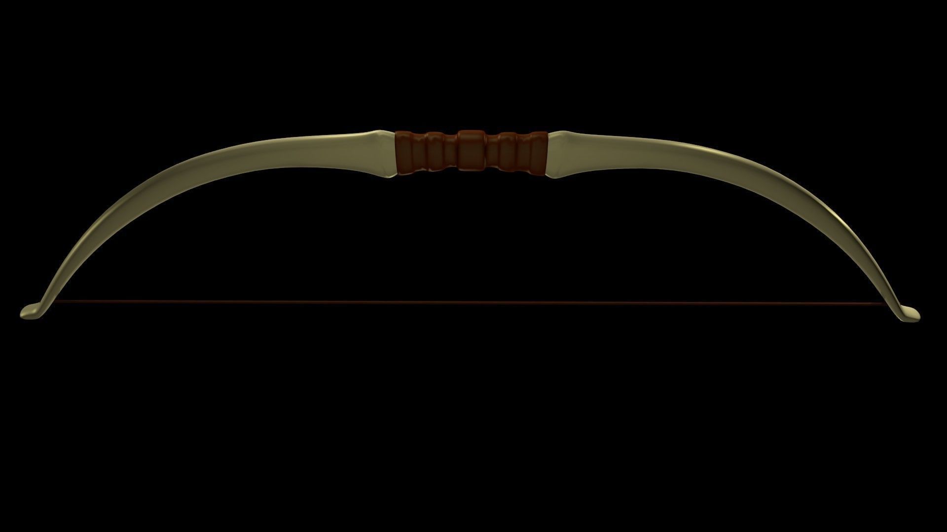 Bow for shooting 3D model_1