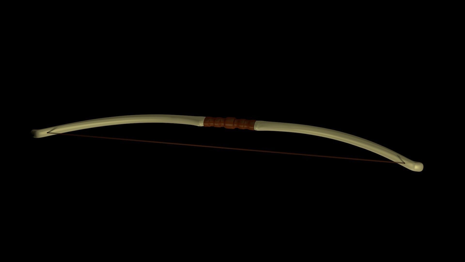 Bow for shooting 3D model_8