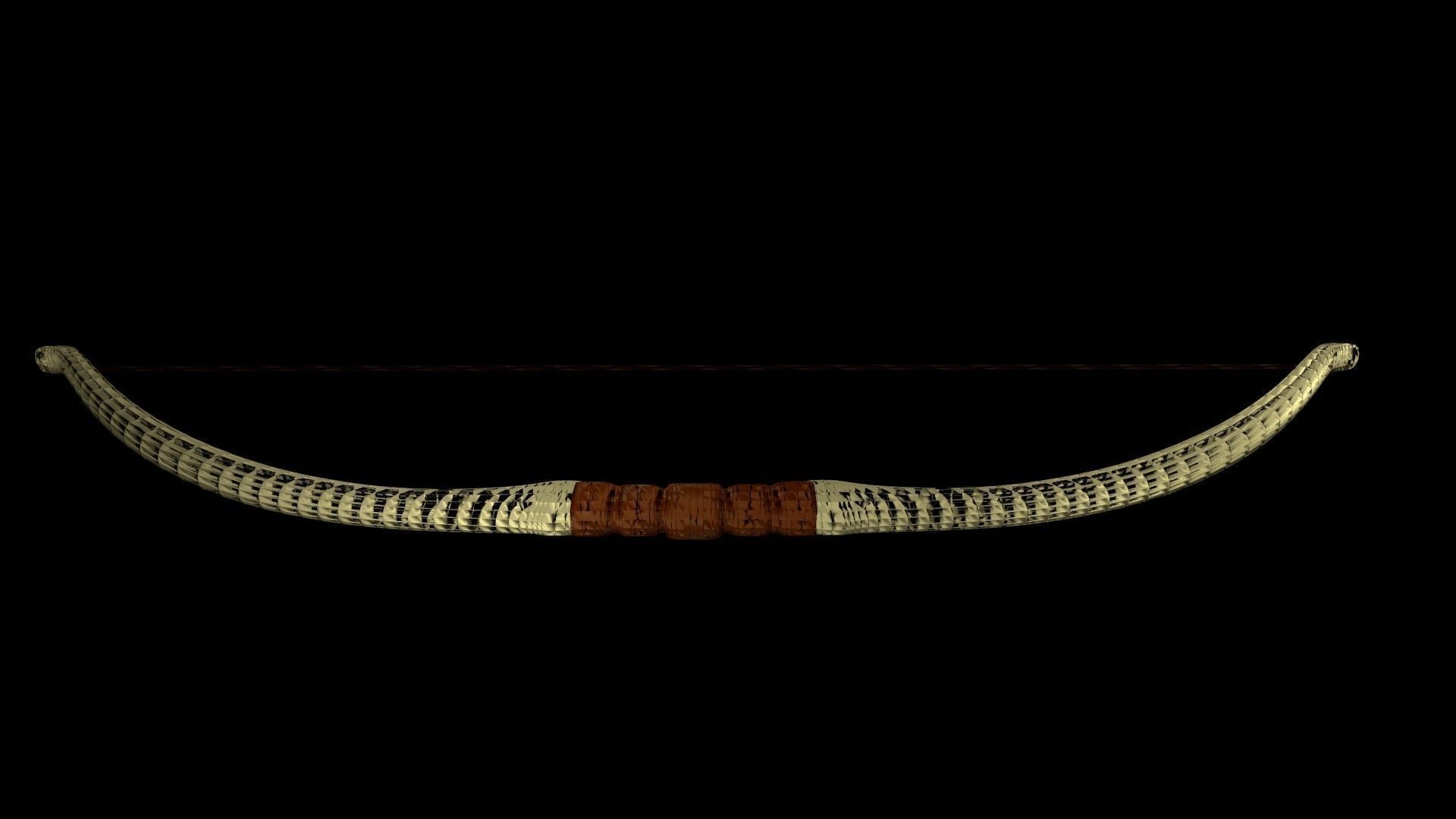 Bow for shooting 3D model_15