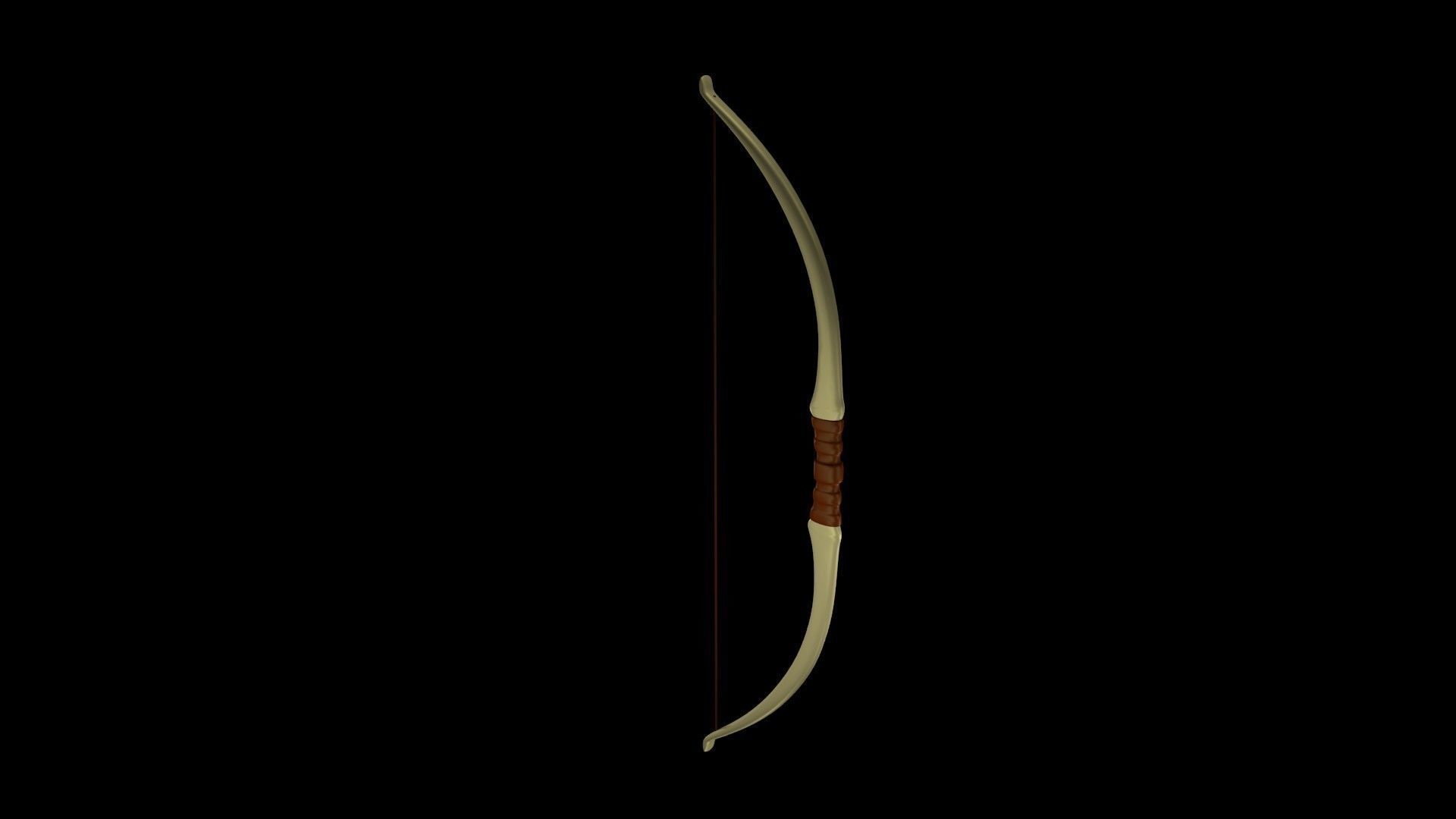 Bow for shooting 3D model_7