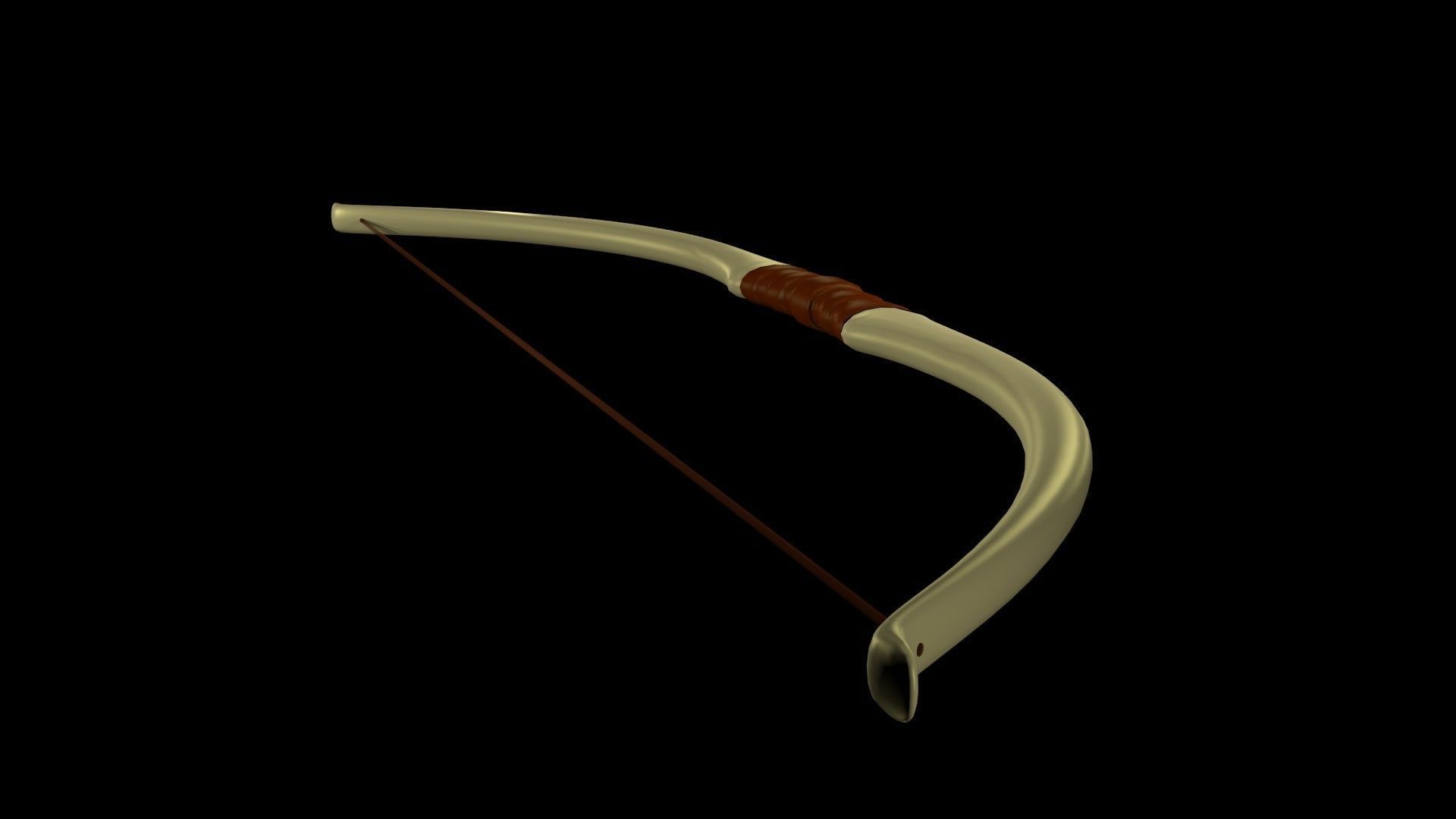 Bow for shooting 3D model_14