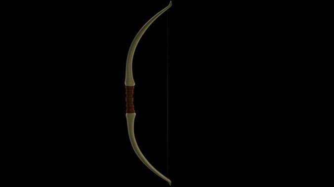 Bow for shooting 3D model Bow for shooting 3D model