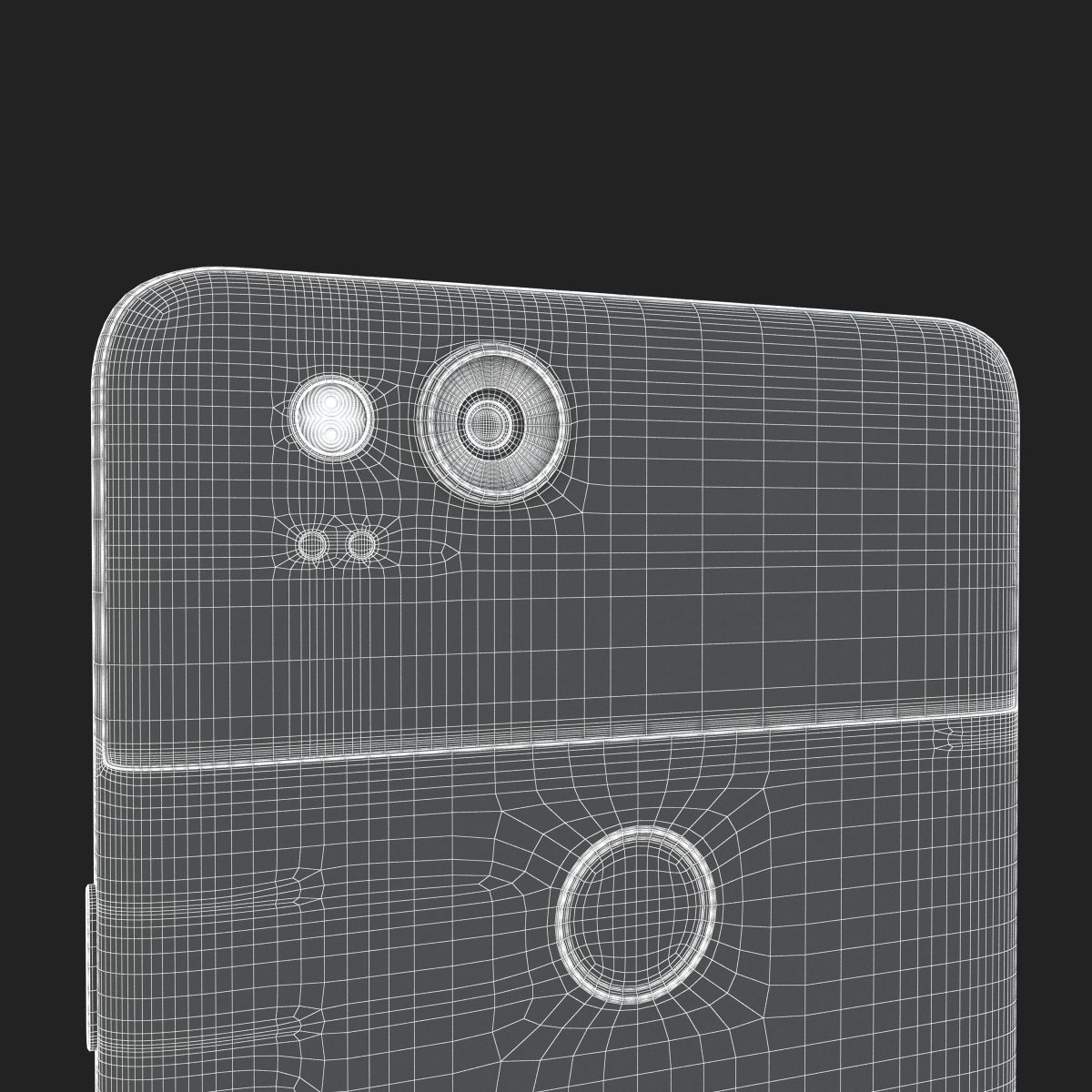 Google Pixel 2 Just Black 3D model_18