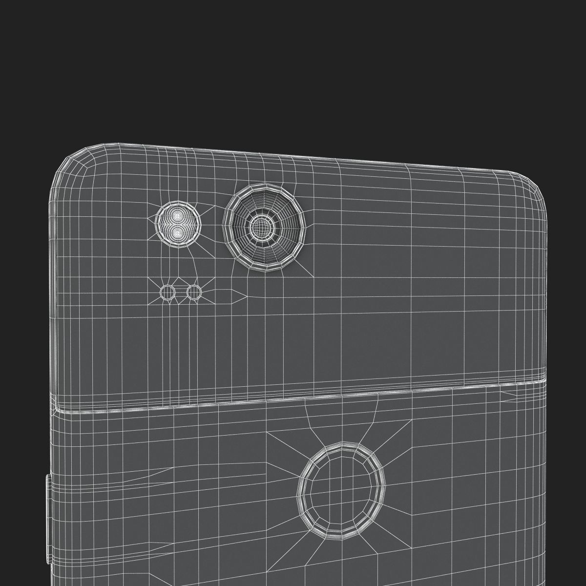 Google Pixel 2 Just Black 3D model_15