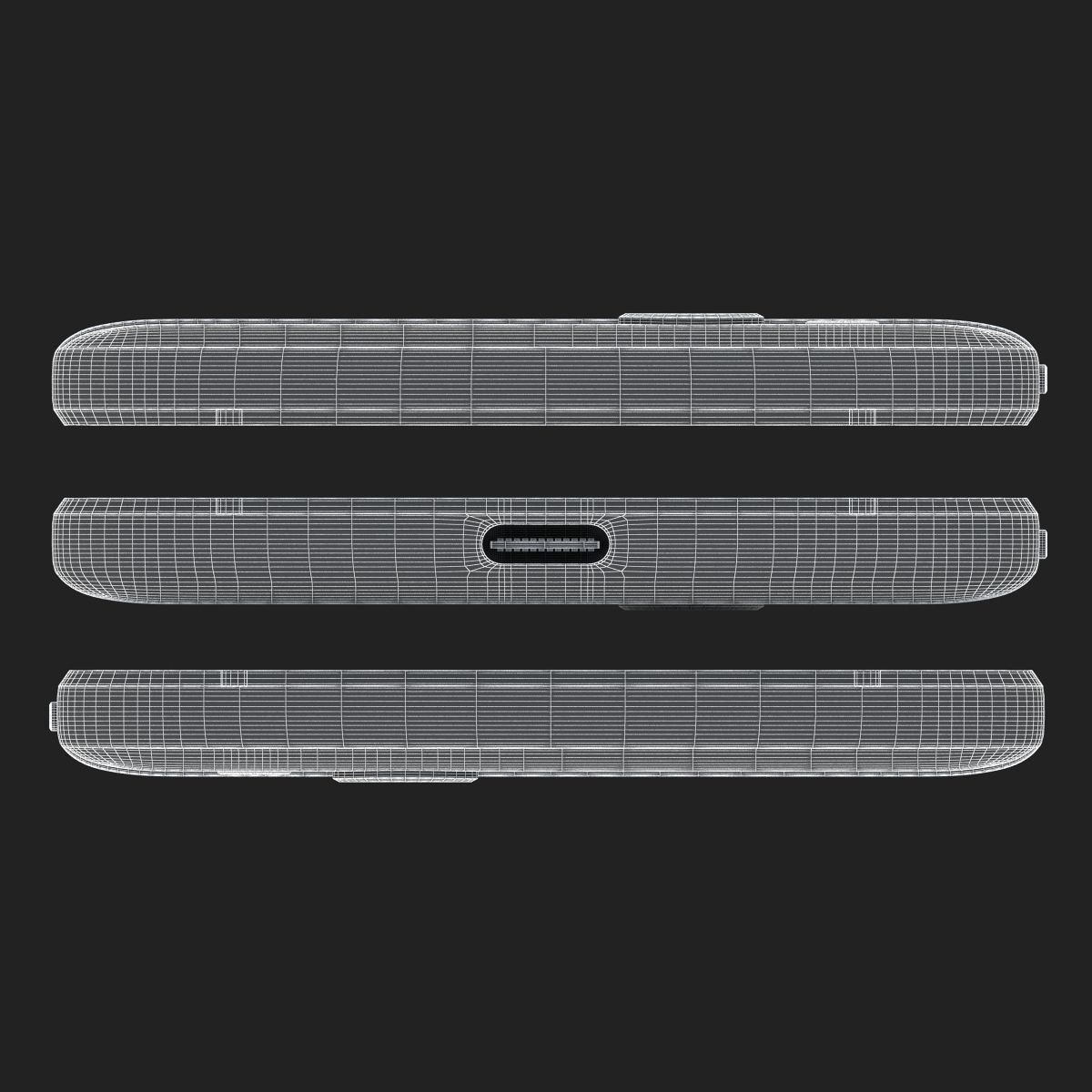 Google Pixel 2 Just Black 3D model_19