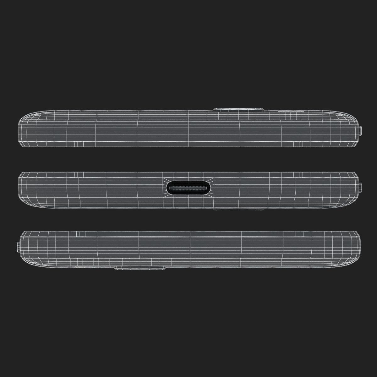 Google Pixel 2 Just Black 3D model_16