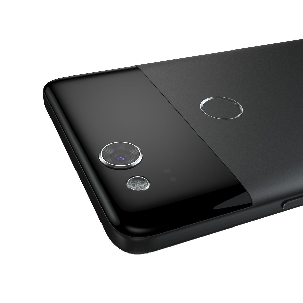 Google Pixel 2 Just Black 3D model_9