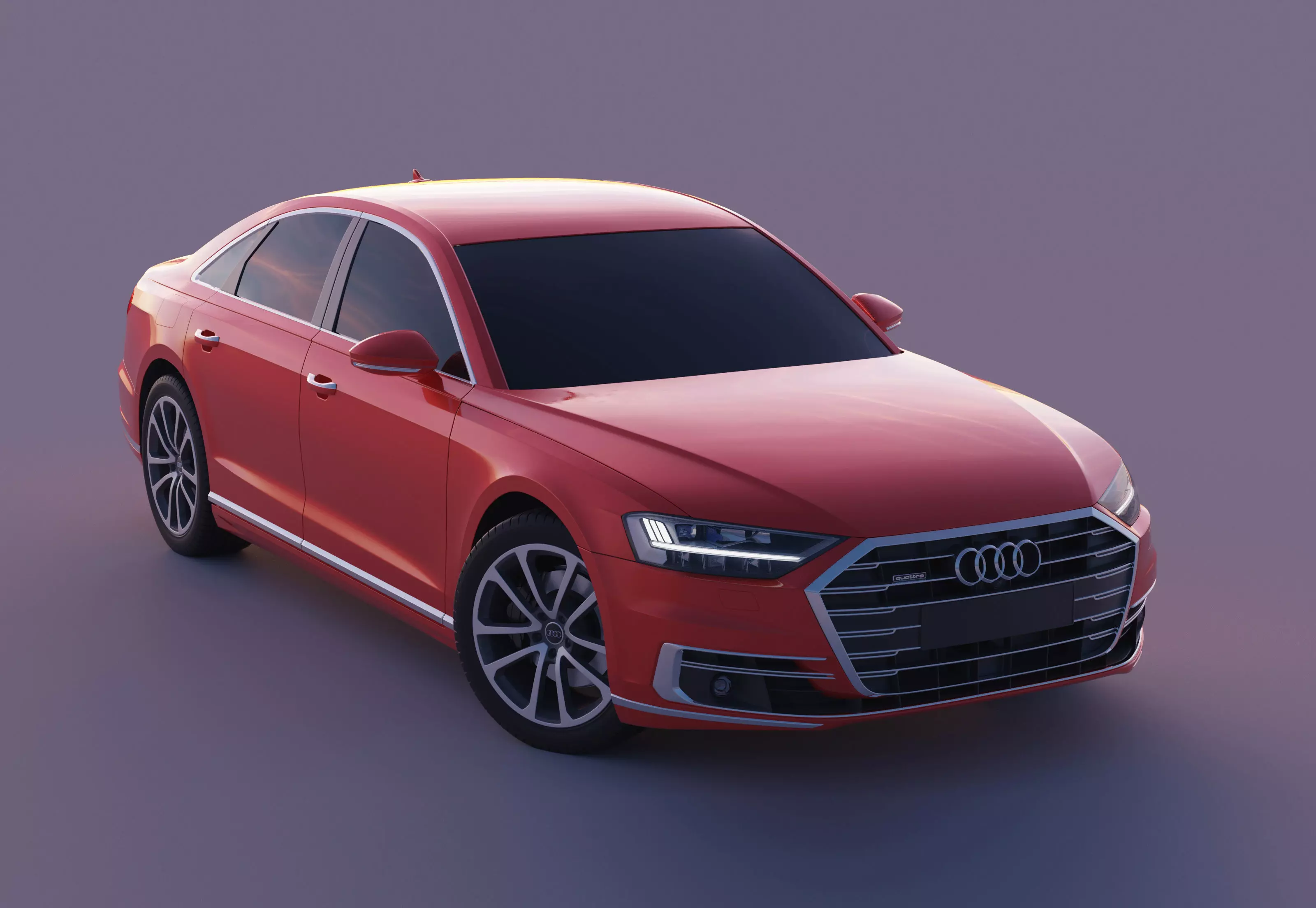 Audi A8 2018 3D model_0