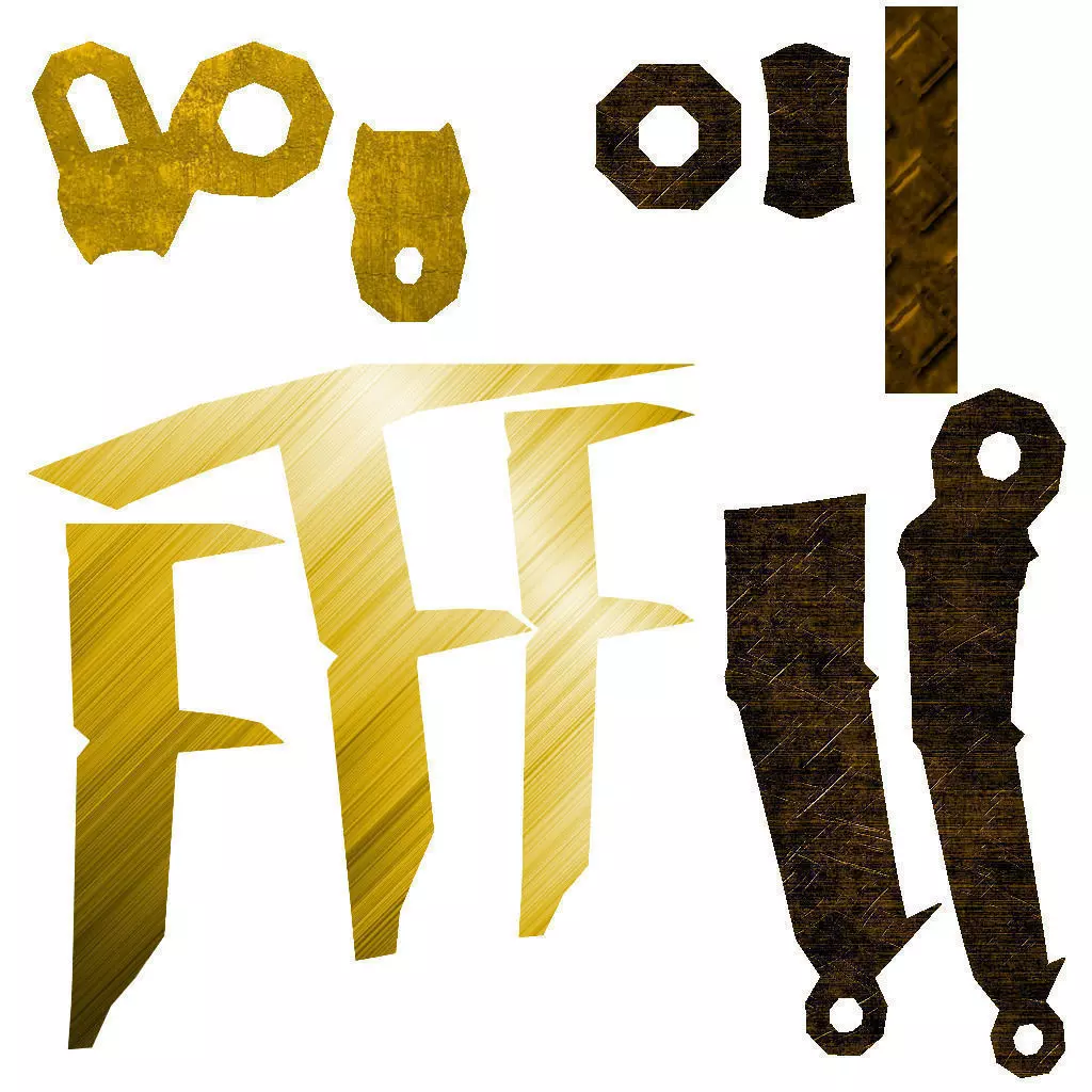 Snake Fang Whip Low-poly 3D model_0