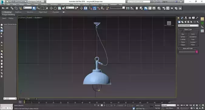 Lamp for interior - 3d model