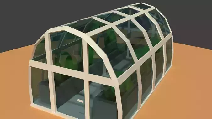 Low Poly Greenhouse