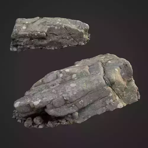 3d scanned nature stone 029