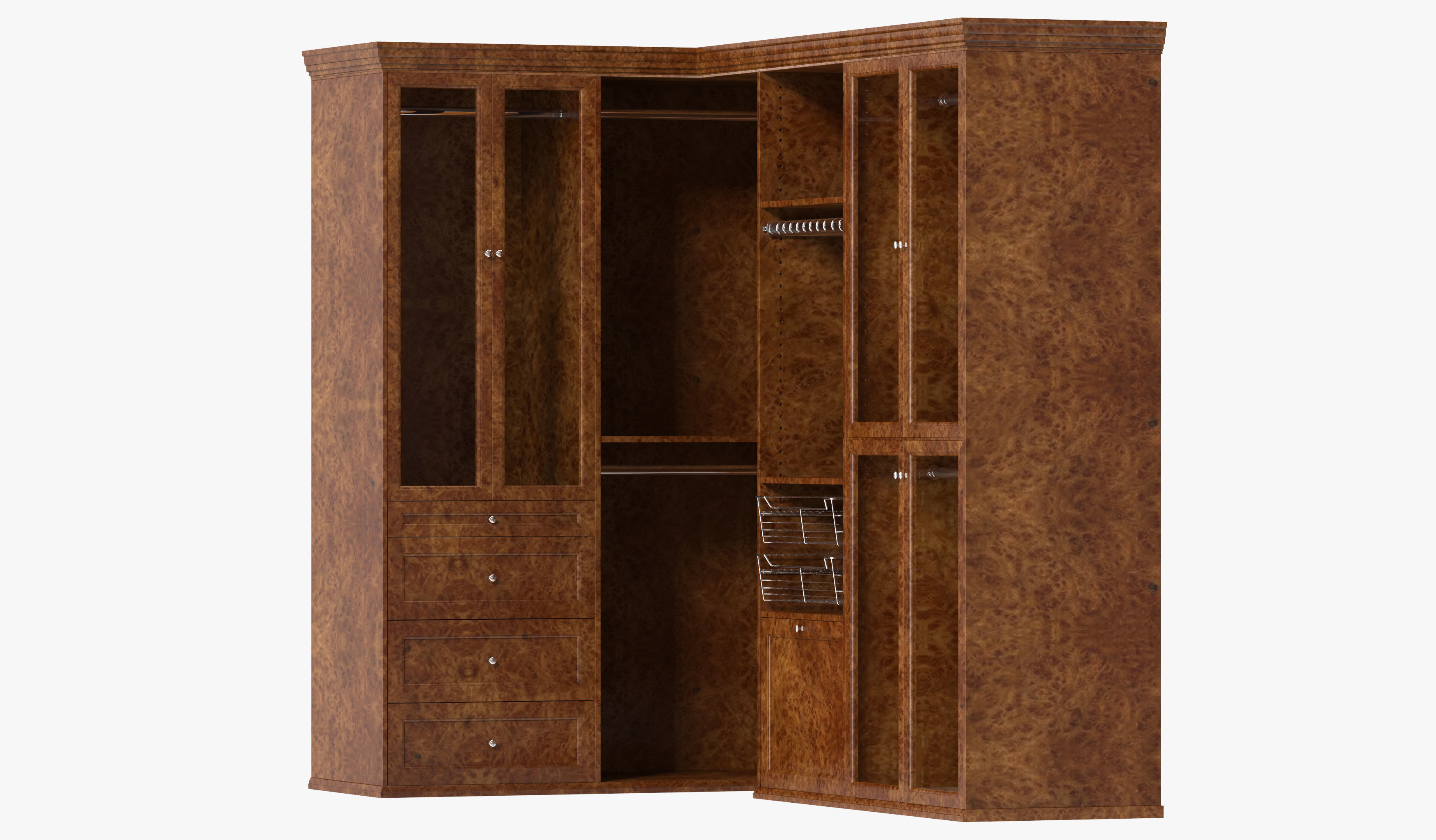 Wardrobe with Clothes 09 3D model_13