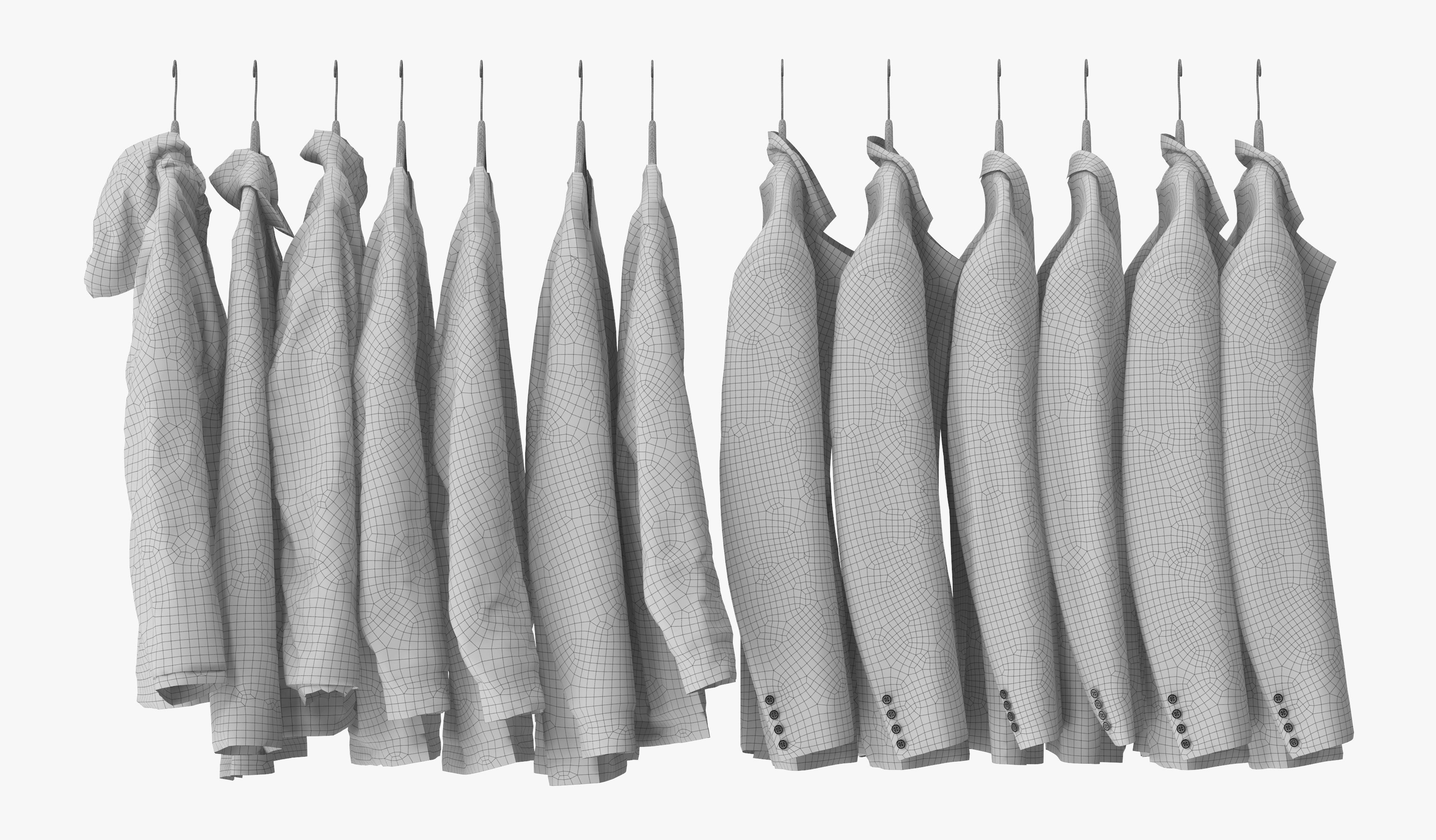 Wardrobe with Clothes 09 3D model_20