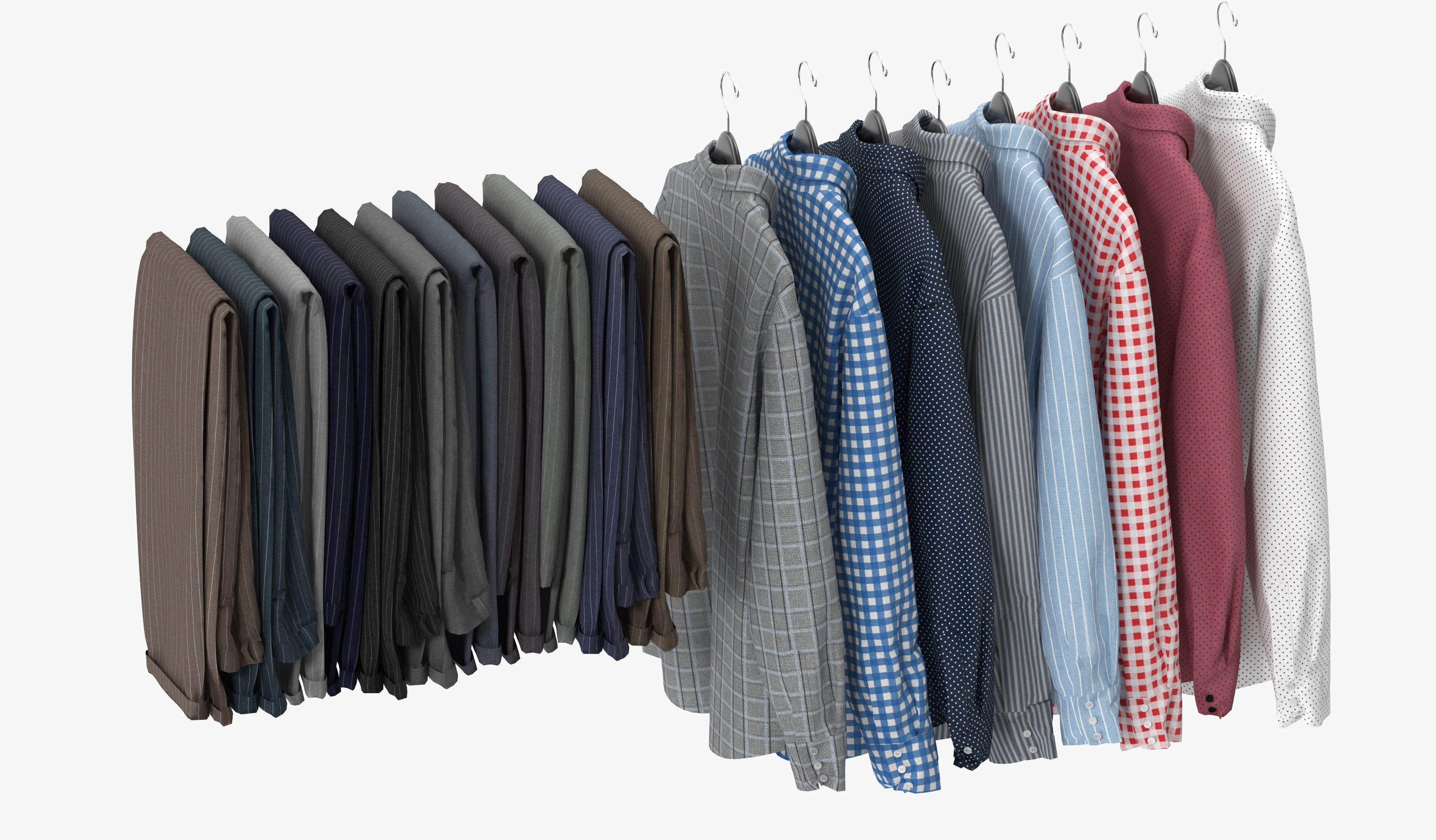 Wardrobe with Clothes 09 3D model_23