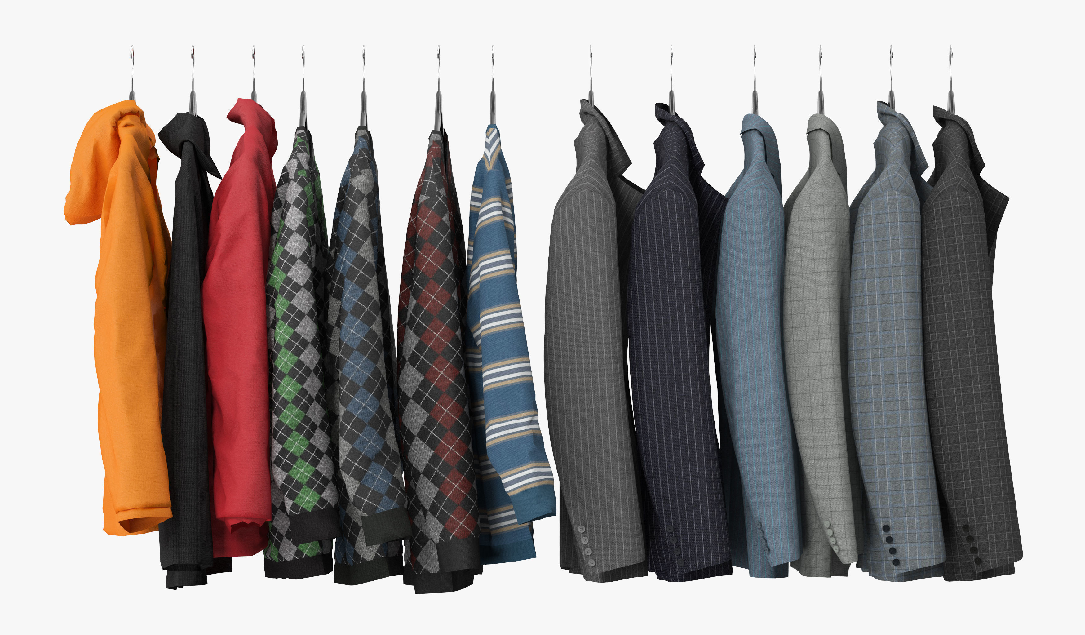 Wardrobe with Clothes 09 3D model_18