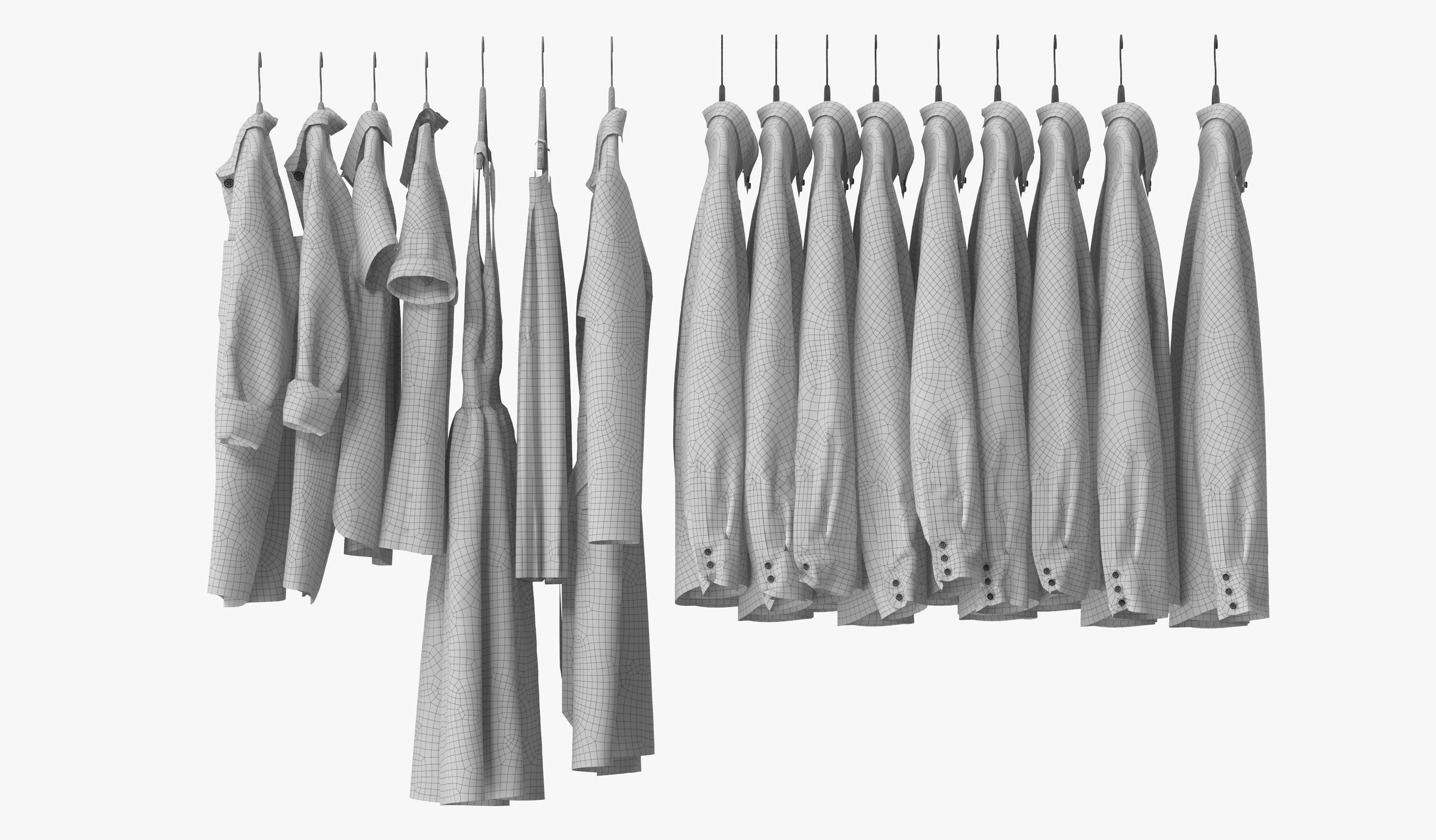 Wardrobe with Clothes 09 3D model_28