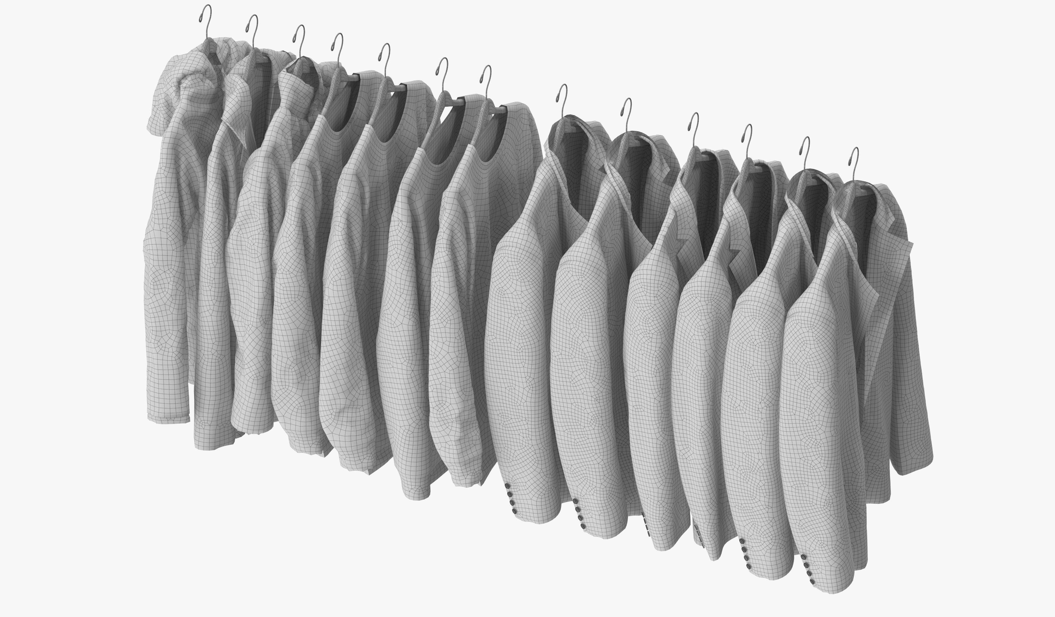 Wardrobe with Clothes 09 3D model_21