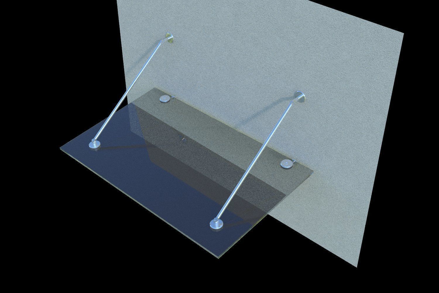 Glass Marquise 3D model_2