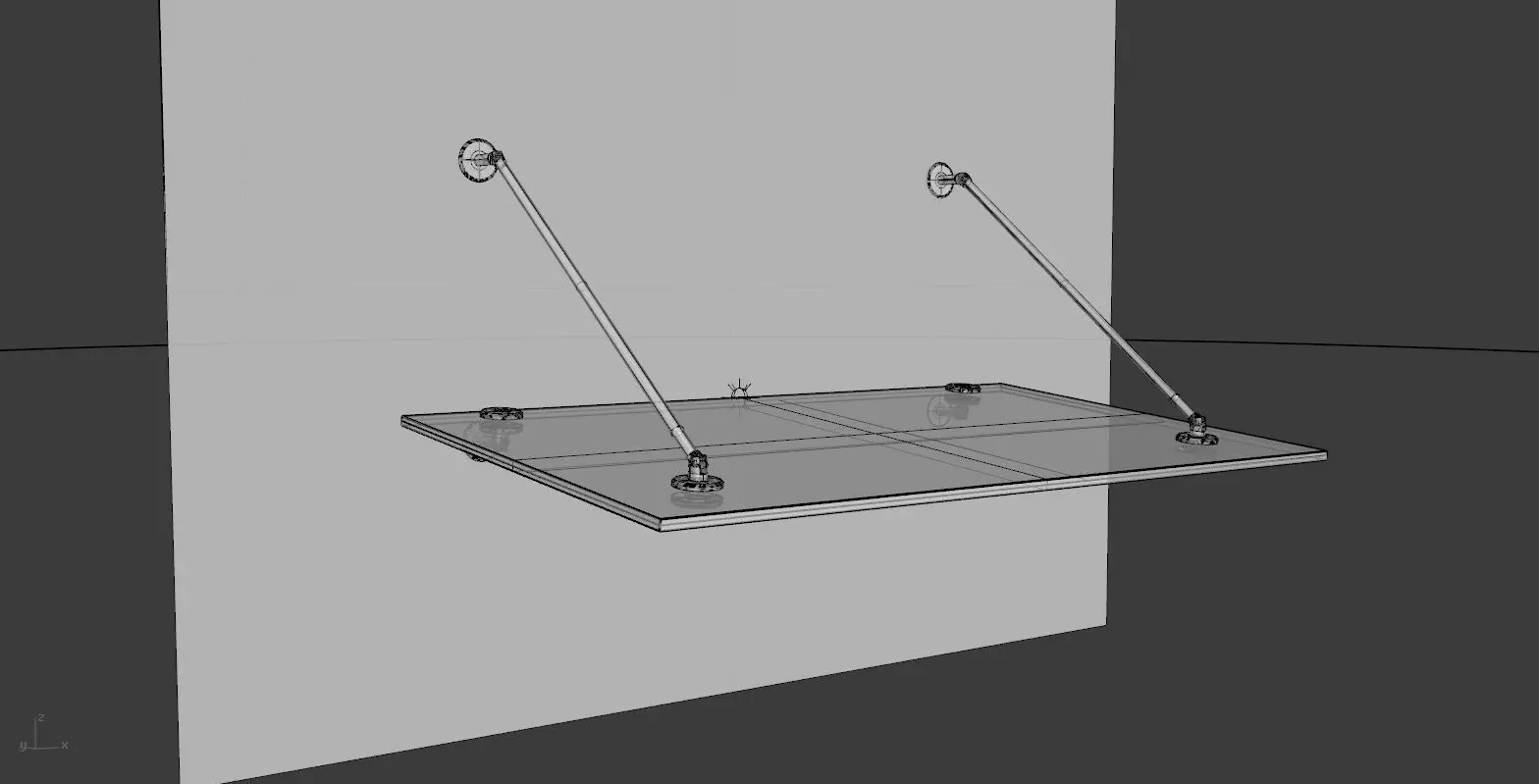 Glass Marquise 3D model_0