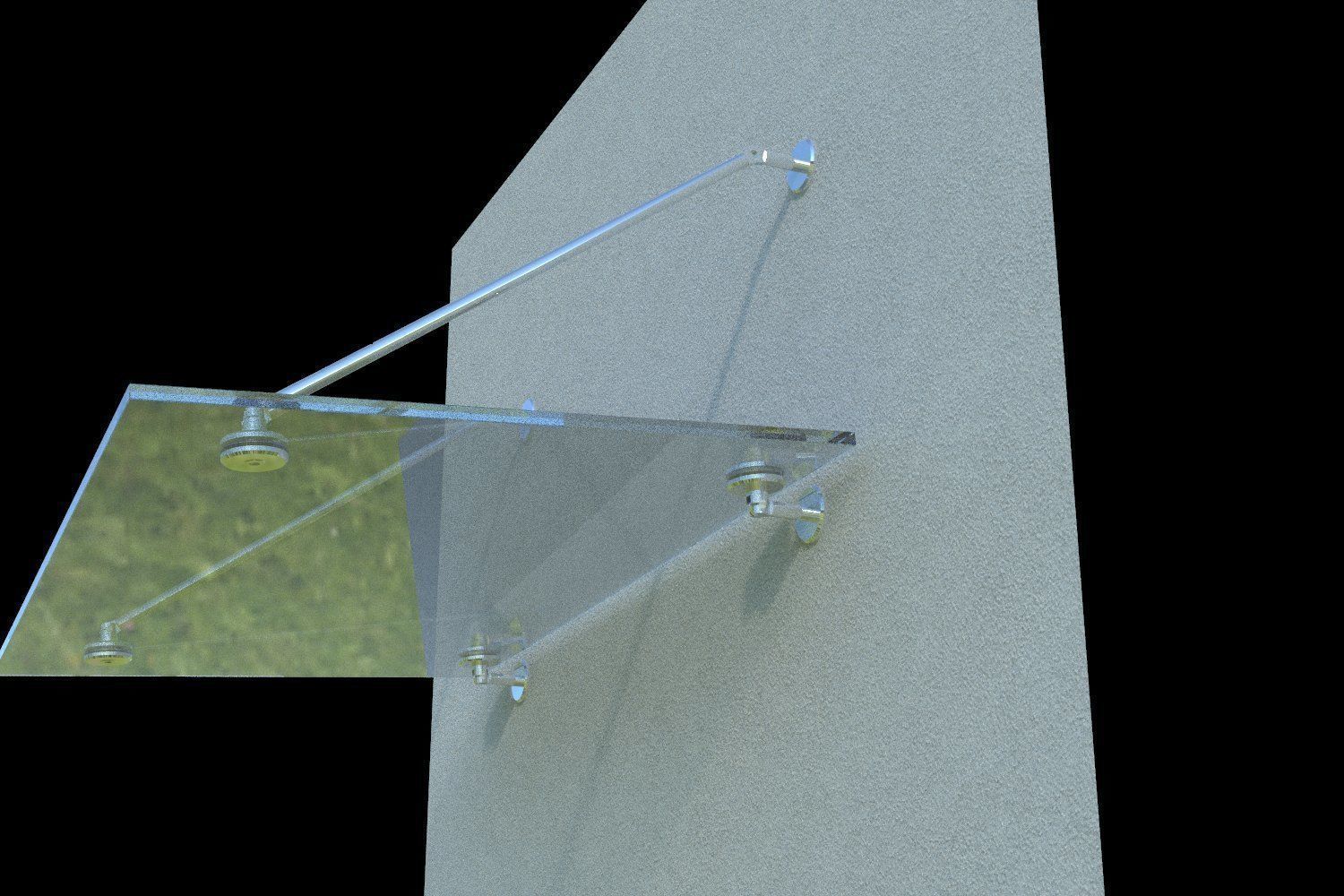 Glass Marquise 3D model_3